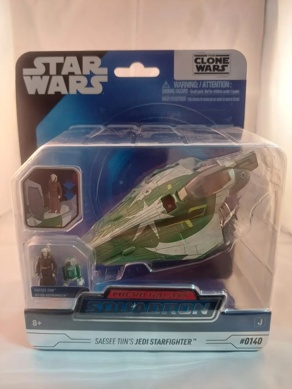 Star Wars Micro Galaxy Squadron Series 7 Saesee Tiin’s Jedi Starfighter New Nice